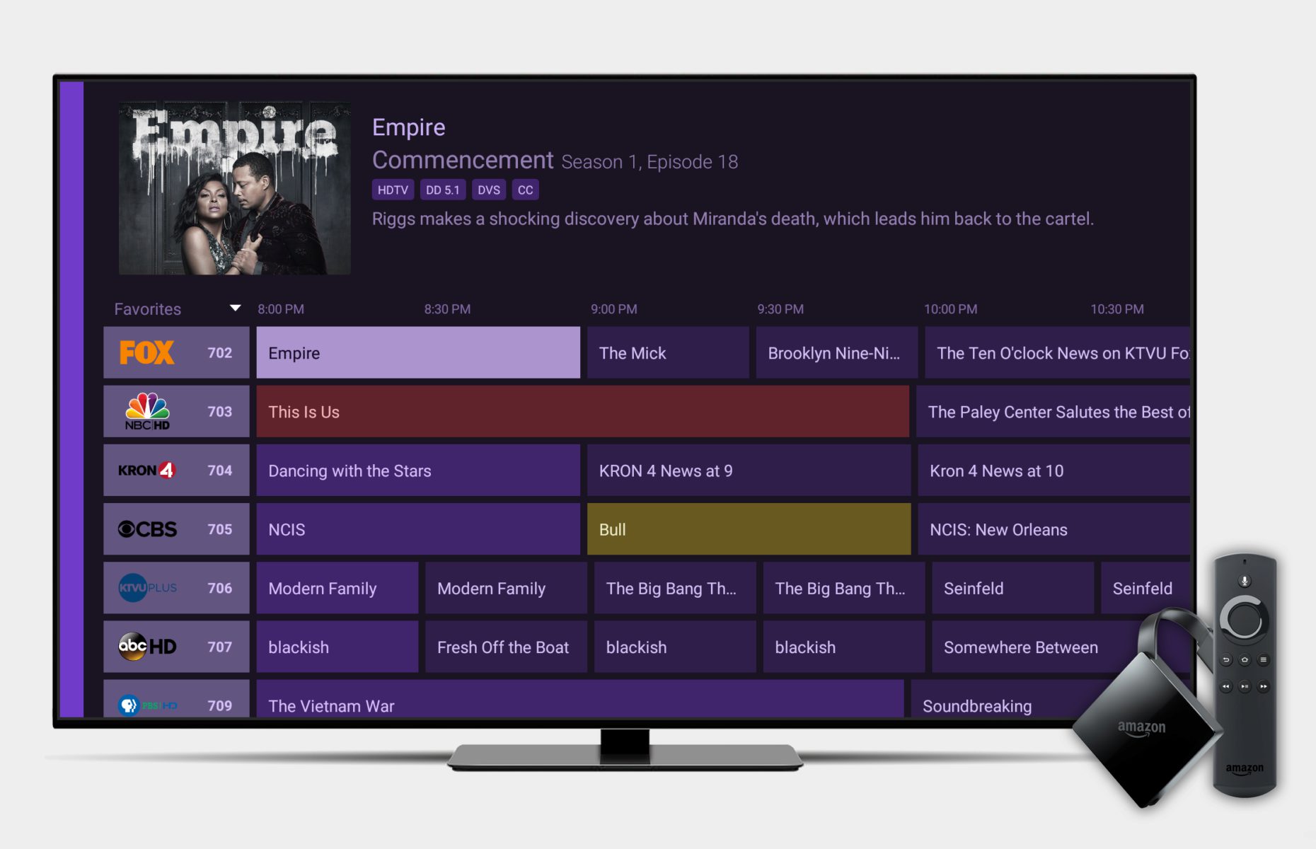 channels dvr fire tv