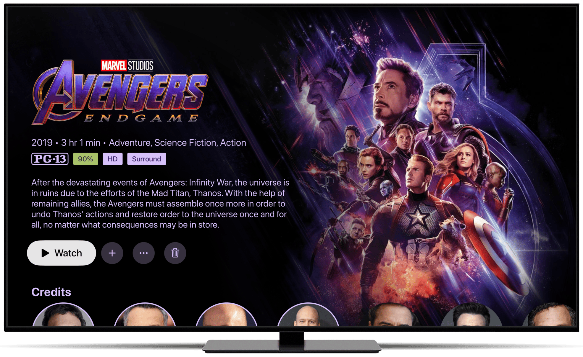 library avengers movie