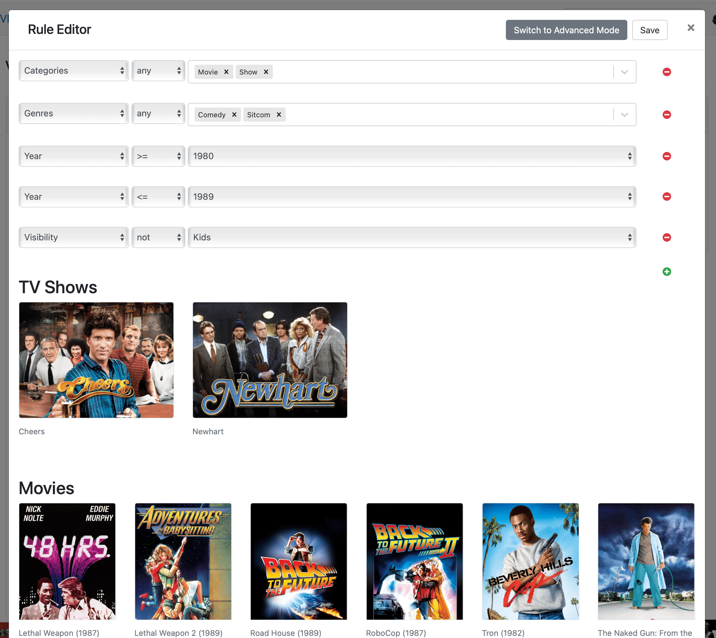 virtual channel rule